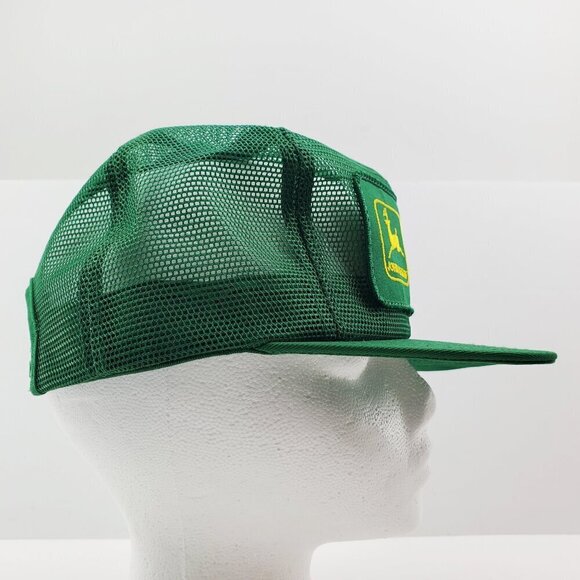 John Deere Vintage Snapback Hat K-Products Full Mesh Greenline Service Patch NWT - Picture 3 of 13